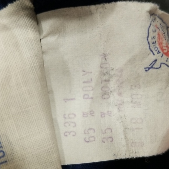 💕H.R.H.💕 Vintage Navy Blue Polka Dot Dress Lace Trim ~ 18 Months - Picture 10 of 10